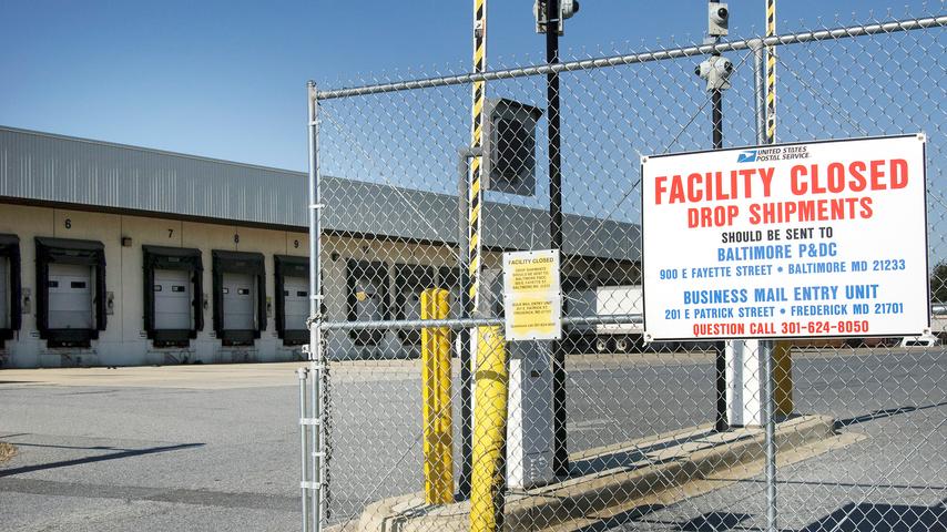 Postal workers: Frederick mail piling up