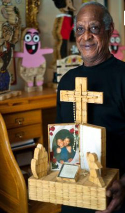 Stick ’em up: Matches ignite artistic genius