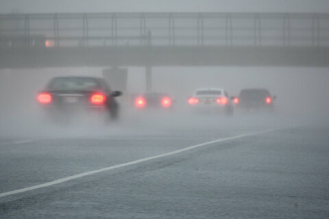 Just in time for evening commute: Some gusty thunderstorms roll through parts of DC area