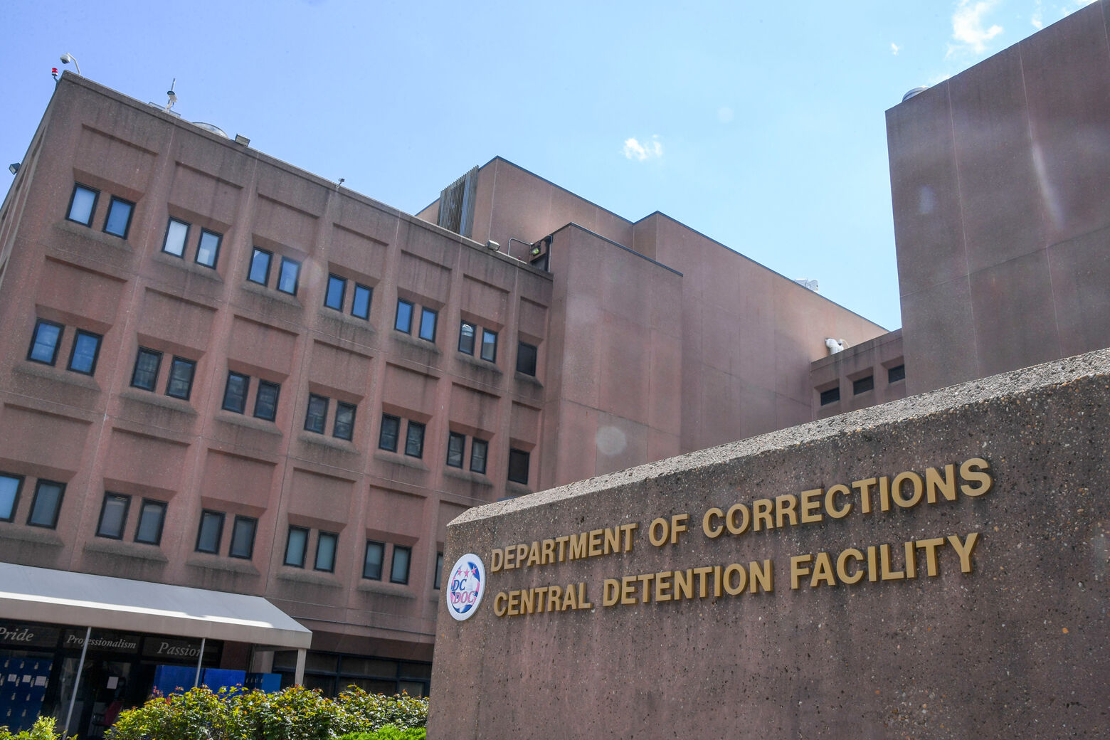 Exterior of D.C. Jail.