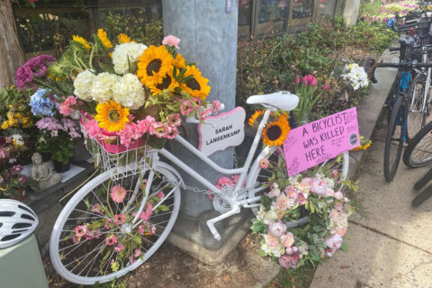‘It’s very emotional’: Md. man honors wife killed in bike lane as new road safety bill signed into law