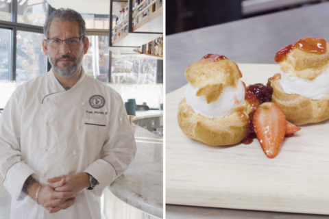 Recipe for gougères from DC’s Ellington Park Bistro Chef Frank Morales