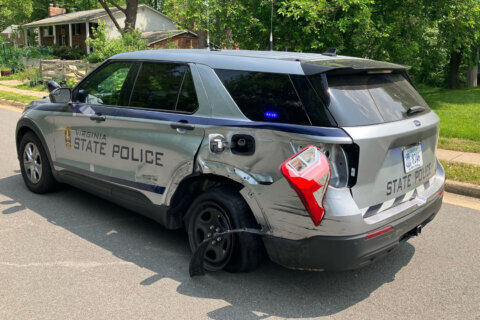 Md. man leads Virginia State police on chase in stolen SUV, rams into trooper car