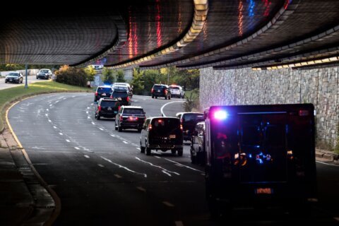 Traffic flowing after brief slowdown from presidential motorcade on Wednesday
