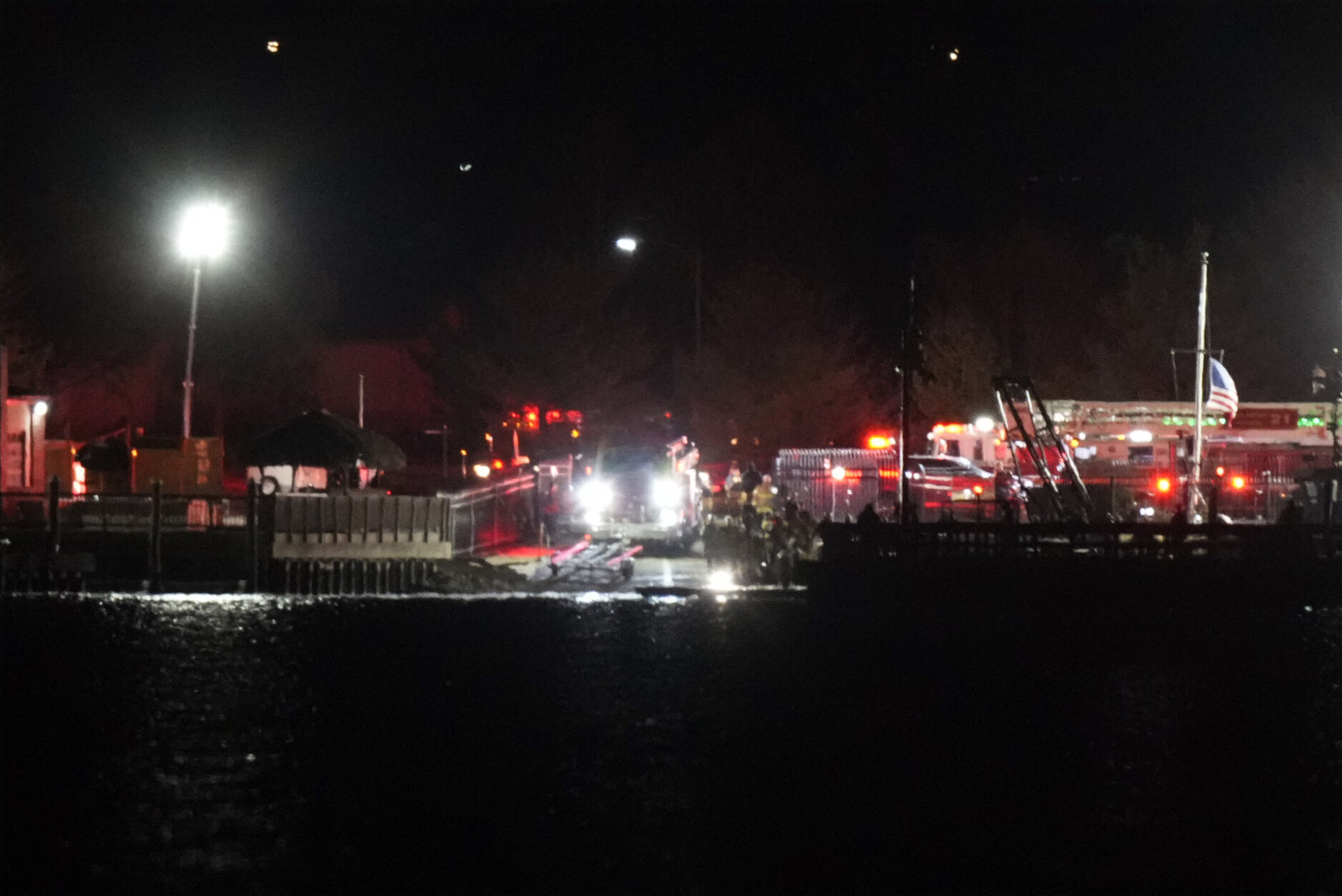 Emergency response to the crash