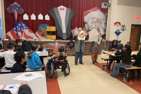 An age-old Japanese tradition comes to DC schools in time for this weekend’s Cherry Blossom Kite Festival