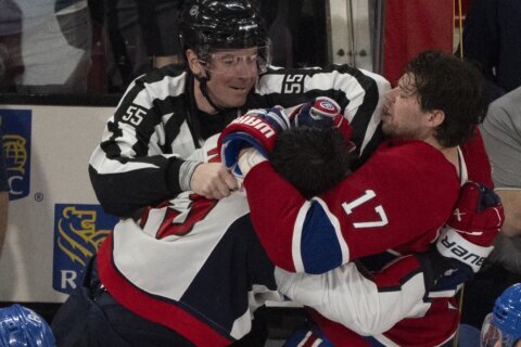Capitals and Canadiens fined $25K each as their 1st-round series gets increasingly feisty