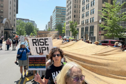 Crowds march to White House, demand change during DC’s May Day demonstration