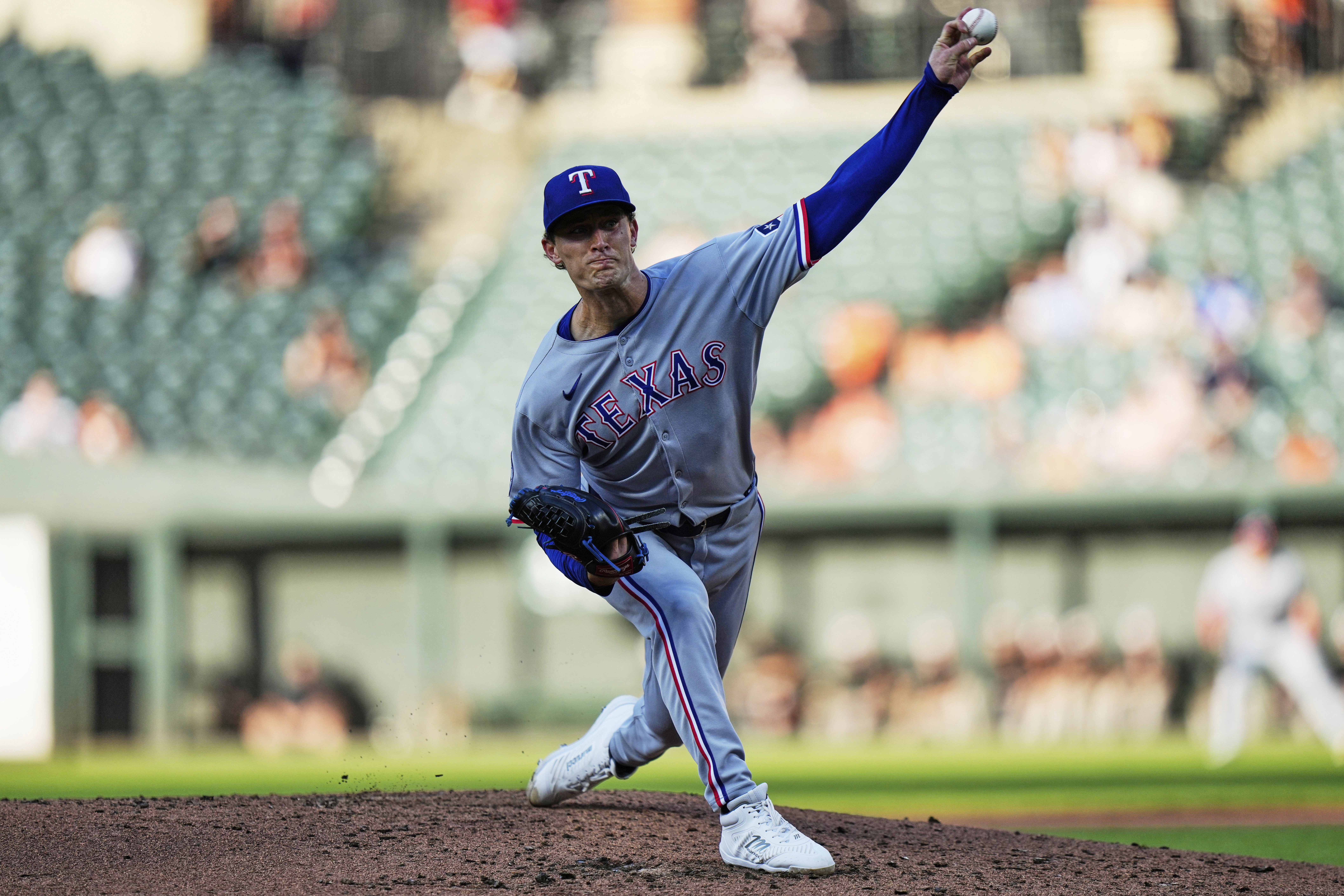 Texas manager Bochy says he’ll consider a rotation spot for Latz after impressive start vs. Orioles